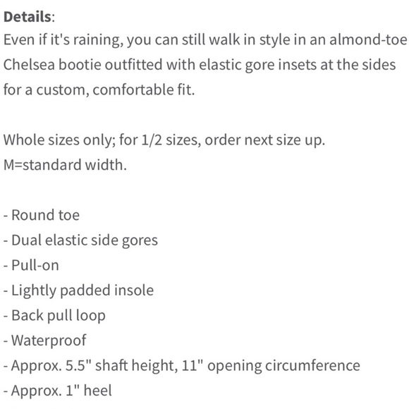 Jeffrey Campbell Forecast Chelsea Waterproof Rain Boot, Size 8 - Picture 3 of 7